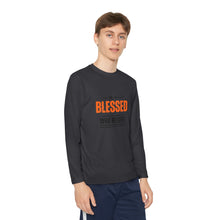 Load image into Gallery viewer, 'Blessed Who Believe' Youth Long Sleeve Tee