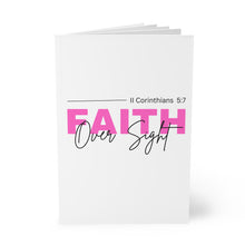 Load image into Gallery viewer, Faith Over Sight A5 Notebook
