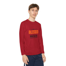 Load image into Gallery viewer, 'Blessed Who Believe' Youth Long Sleeve Tee