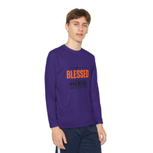 Load image into Gallery viewer, 'Blessed Who Believe' Youth Long Sleeve Tee