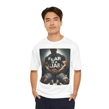 Load image into Gallery viewer, 'Fear Is a Liar' Motivational Gym Tee
