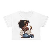 Load image into Gallery viewer, “Never Give Up” Women’s Crop Tee
